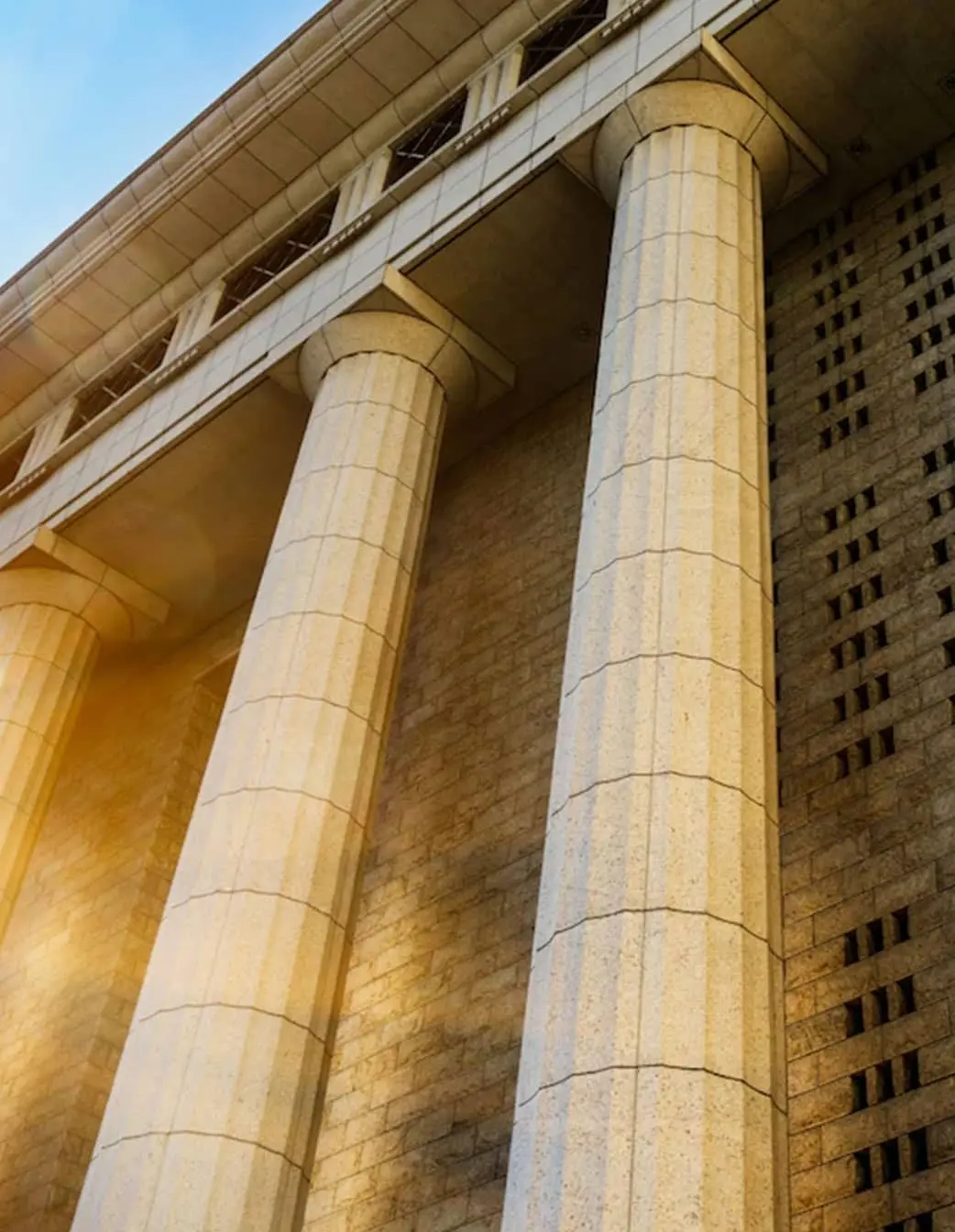 Houston courthouse columns